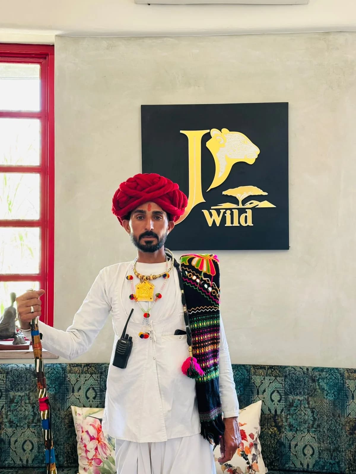 Warm Rabari welcome and traditional hospitality at J Wild Resort Jawai